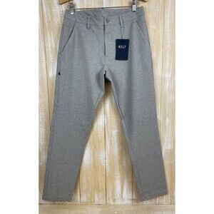 NWT BYLT Premium Basics Everyday Pants 2.0 Mens Slim Fit Gray Size 34